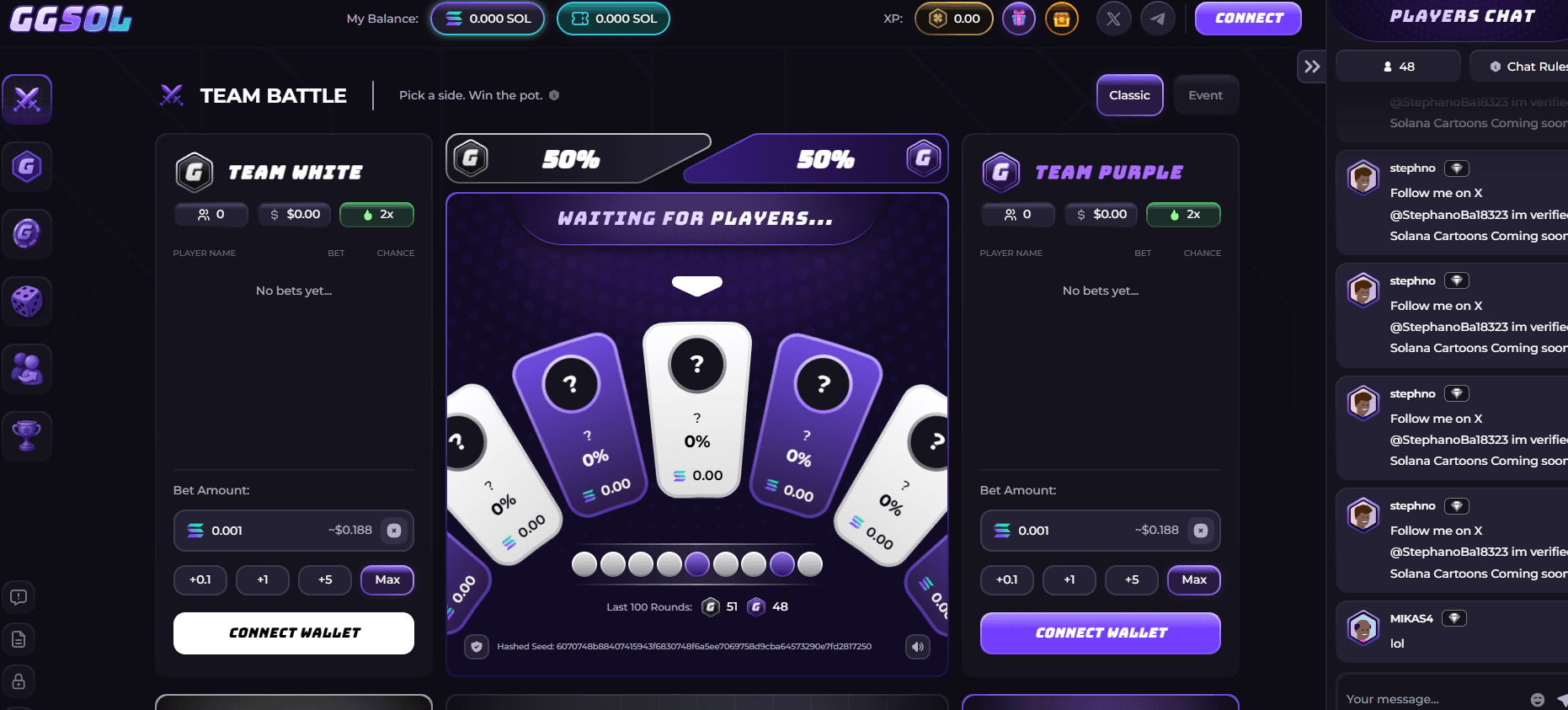 Solana Casino Games